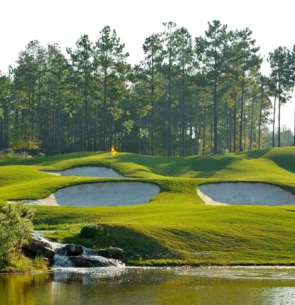 Reunion is located in the beautiful, gently rolling hills of Madison, Mississippi, and is the centerpiece of a master planned community. The championship quality 18-hole Course was created by legendary designer Bob Cupp.