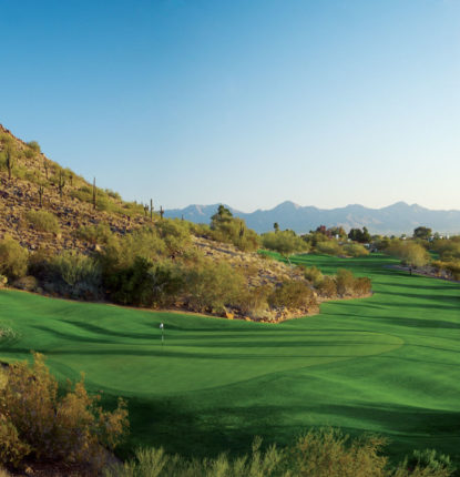 The Phoenician hole alongside Camelback Mountain