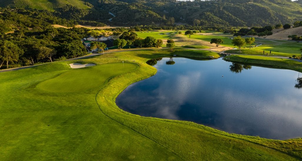 Hole number 9 at the Club at Pasadera