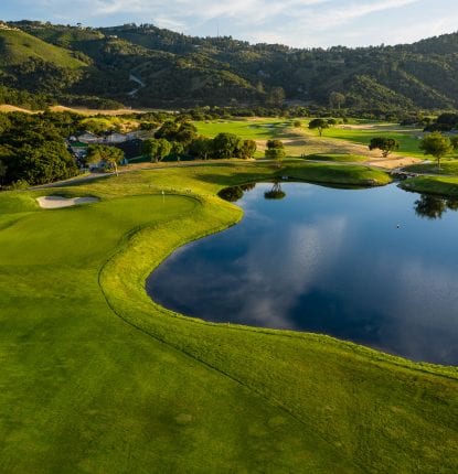 Hole number 9 at the Club at Pasadera