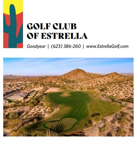 GOLF CLUB OF ESTRELLA, Goodyear | (623) 386-260 | www.EstrellaGolf.com 