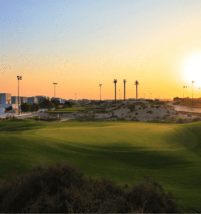 Royal Golf Club Sunset shot over the golf course