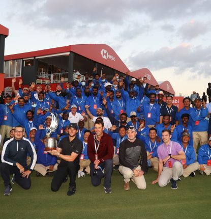 Yas Links Abu Dhabi Agronomy Team and Winner of Abu Dhabi HSBC Championship 2022