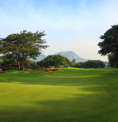 9th Hole at Prestige Golfshire in Bangalore, India