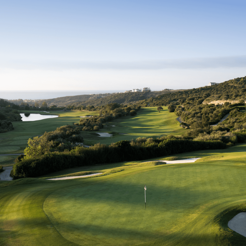 Golf course at Finca Cortesin