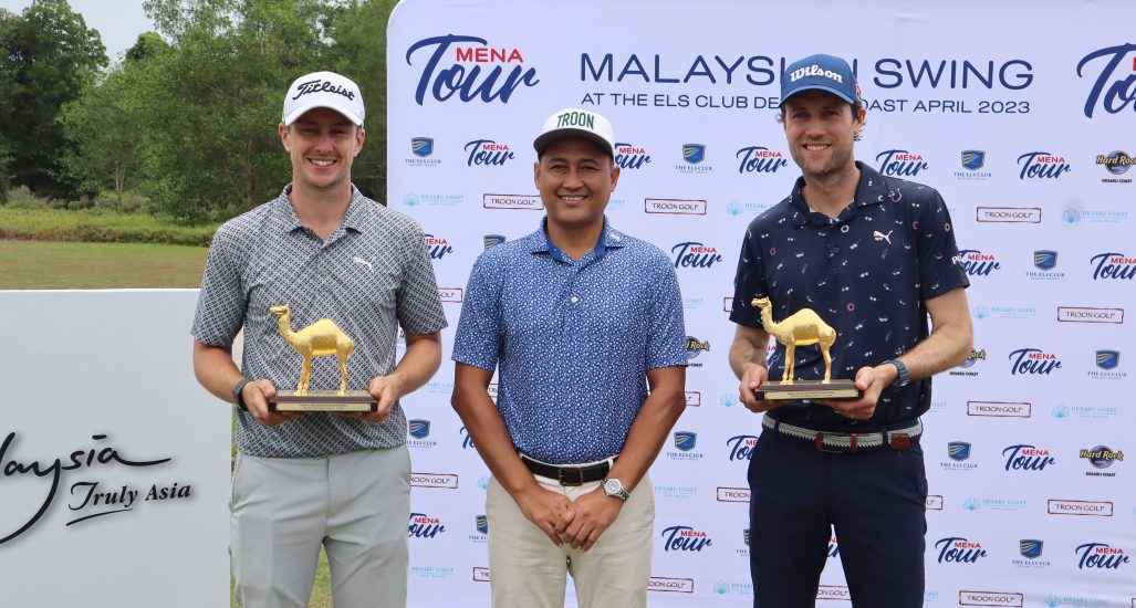 Winners of the MENA Tour Malaysian Swing I and II with GM Harris Abdullah