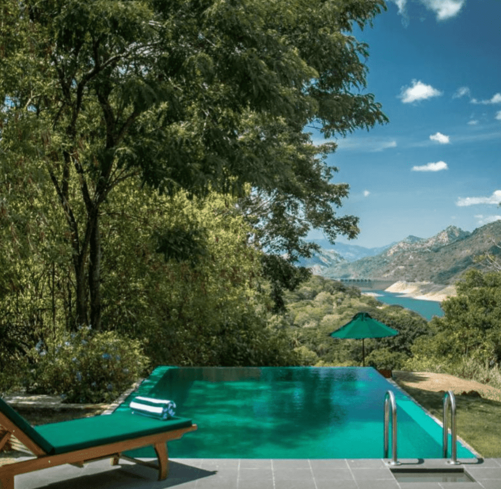 View of Pool at Victoria Golf Resort in Sri Lanka 